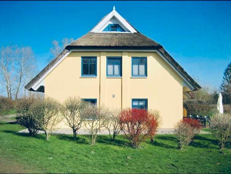 Komfortables Reetdachferienhaus Hasel 1 Puddemin Eksteriør bilde